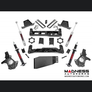 Chevy Silverado 1500 4WD Suspension Lift Kit w/ Premium N3 Shocks & Lifted N2 Struts - 7.5" Lift